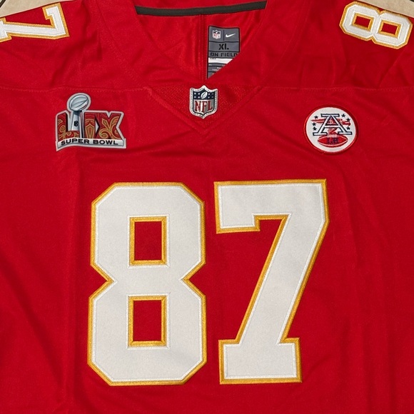 Kansas City Chiefs Travis Kelce # 87 Jersey , Unisex - Picture 4 of 16